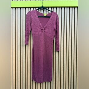 Catherine Malandrino Plum Long Sleeve Dress